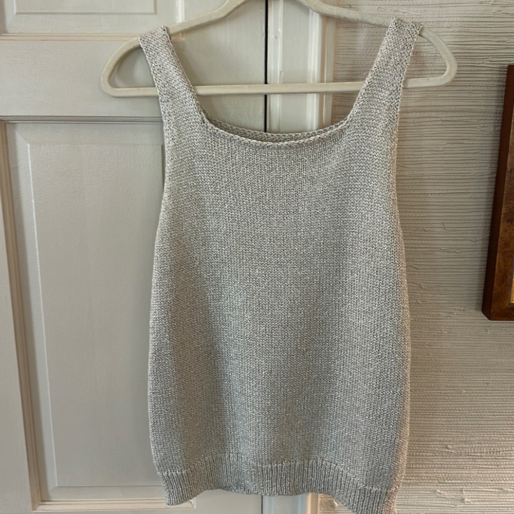 Lands End Gold Sweater